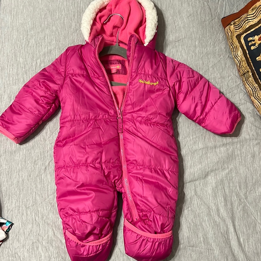Baby girl snow suit